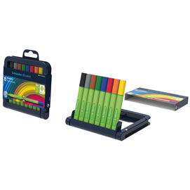 Fineliner link-it - punta 0,4mm - colori assortiti - schneider - astuccio 8 colori