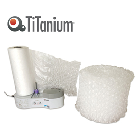 Film cuscino a bolle wiroll per macchina wi1000 - 400x290 mm - lunghezza film 300 m - titanium