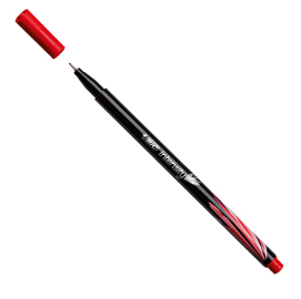 Fineliner intensity  - punta 0,4mm - rosso - bic - conf. 12 pezzi