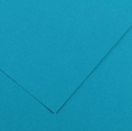 Foglio colorline - 70x100 cm - 220 gr - blu primario - canson