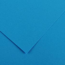 Foglio colorline - 70x100 cm - 220 gr - azzurro - canson