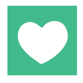 Fustella - motivo cuore - dim. Sagoma 25 mm - cwr