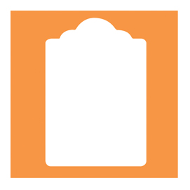 Fustella - motivo tag - dim. Sagoma 50 mm - cwr