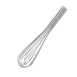 Frusta cromata per la cucina - 30 cm - pengo