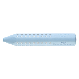 Gomma a forma di matita grip 2001 - 90 x15 x15 mm - blue - faber castell