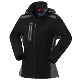 Giubbotto softshell smarty lady - taglia l - nero - rossini