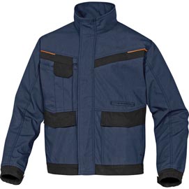 Giacca da lavoro mach 2 corporate - tela/poliestere/cotone - taglia xl - blu/nero - deltaplus