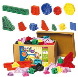 Gioco super glisso ingranaggi - pezzi assortiti - cwr - conf. 140 pezzi