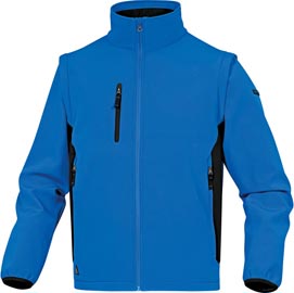 Giacca softshell mysen 2 - tessuto softshell/poliestere/elastan - taglia xl - blu/nero - deltaplus