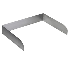 Guida ferma-vassoi per mini mec - in acciaio inox - 40,5x26,8x11,5 cm - medial international