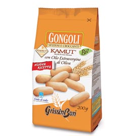 Gongoli - con farina di kamut bio - grissinbon - multipack 1,5kg