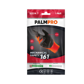 Guanti mechanical safety palmpro 161 - taglia xl - arancione - icoguanti