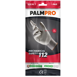 Guanti mechanical safety palmpro 112 - taglia l - grigio - icoguanti
