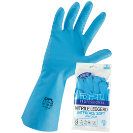 Guanti alimentari mpnlx431 - in nitrile - taglia xxl - azzurro - icoguanti