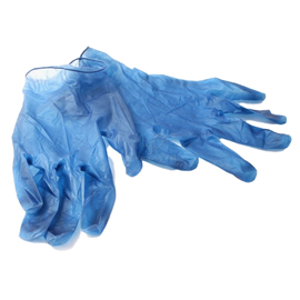 Guanti in nitrile detectabili - s/polvere - taglia l - blu - linea flash - conf. 100 pezzi