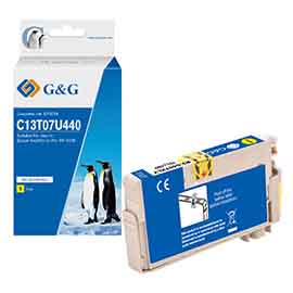 Gg - cartuccia ink compatibile per epson workforce pro wf-4745 - giallo