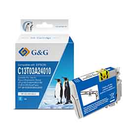 Gg - cartuccia ink compatibile per epson expression home xp-2100/3100/4100 - ciano
