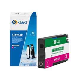 Gg - cartuccia ink compatibile per hp officejet pro 9010/9010e/9012 - magenta