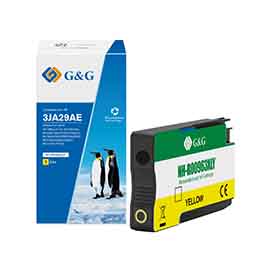 Gg - cartuccia ink compatibile per hp officejet pro 9010/9010e/9012 - giallo