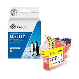 Gg - cartuccia ink compatibile per brother dcp-j772dw/j774dwmfc-j890dw - giallo