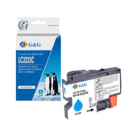 Gg - cartuccia ink compatibile per brother dcp-j1100dwmfc-j1300dw - ciano
