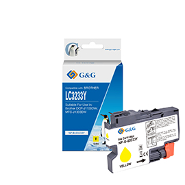 Gg - cartuccia ink compatibile per brother dcp-j1100dwmfc-j1300dw - giallo