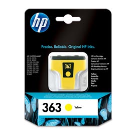 Hp - cartuccia ink - 363 - giallo - c8773ee - 500 pag