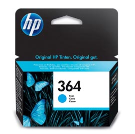 Hp - cartuccia ink - 364 - ciano - cb318ee - 300 pag