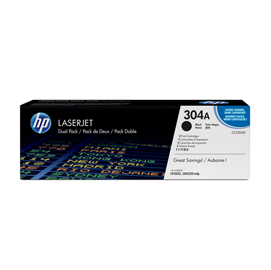 Hp - confezione 2 toner - 304a - nero - cc530ad - 3.500 pag/cad