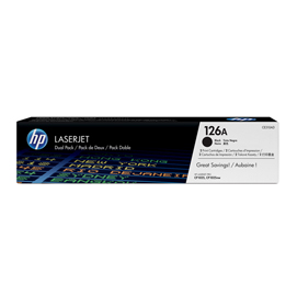 Hp - confezione 2 toner - 126a -  ce310ad - 1.200 pag/cad