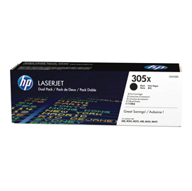 Hp - confezione 2 toner - 305x - nero - ce410xd - 4.000 pag cad