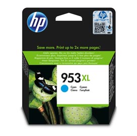 Hp - cartuccia ink - 953xl - ciano - f6u16ae - 1.600 pag
