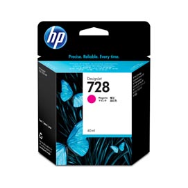 Hp - cartuccia ink - 728 - magenta - f9j62a - 40ml