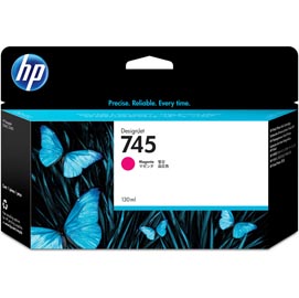 Hp - cartuccia ink - 745 - magenta - f9j95a - 130ml