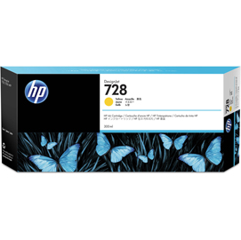 Hp - cartuccia ink - 728 - giallo - f9k15a - 300ml