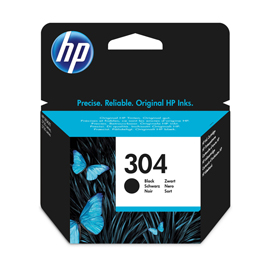 Hp - cartuccia ink - 304 - nero - n9k06ae - 120 pag