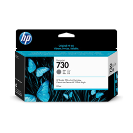 Hp - cartuccia ink - 730 - grigio - p2v66a - 130ml
