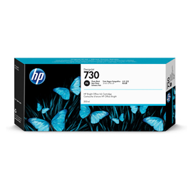 Hp - cartuccia ink - 730 - nero fotografico - p2v73a - 300ml
