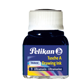 Inchiostro di china 523 - 10ml - blu oltremare - pelikan