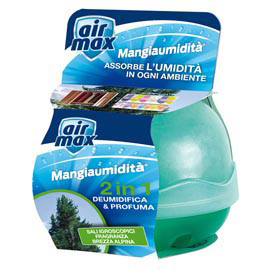 Kit mangiaumidità 2 in 1 deo brezza alpina - 40 gr - air max