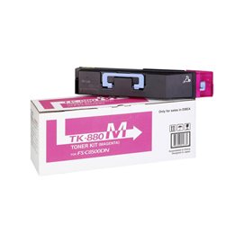 Kyocera/mita - toner - magenta - tk-880m - 1t02kabnl0 - 18.000 pag