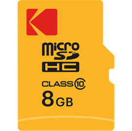 Kodak - micro sdhc class 10 extra - ekmsdm8ghc10ck - 8 gb