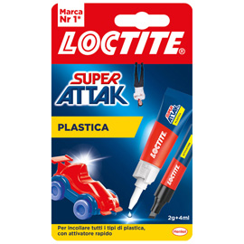 Loctite super attak plastica 2g+4ml