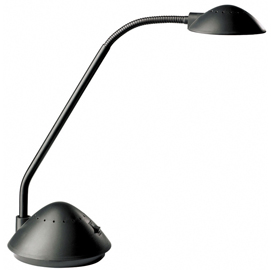 Lampada da tavolo kansas 954 - alogena - 20w - nero - alco