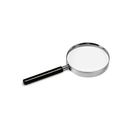 Lente di ingrandimento 1122 - diametro 6,5 cm - nero - lebez