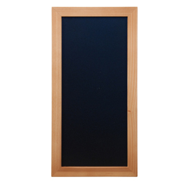 Lavagna woody - teak - 20x40 cm - securit