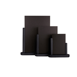 Lavagna da tavolo elegant - a4 - 27,5x32x7 cm - nero - securit