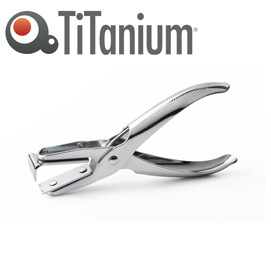 Levapunti a pinza - metallo cromato - titanium