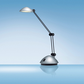 Lampada da tavolo space - a led - 3w - silver - hansa
