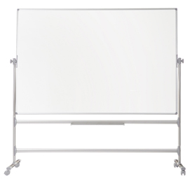 Lavagna magnetica girevole earth - 120x150 cm - bianco - bi-office